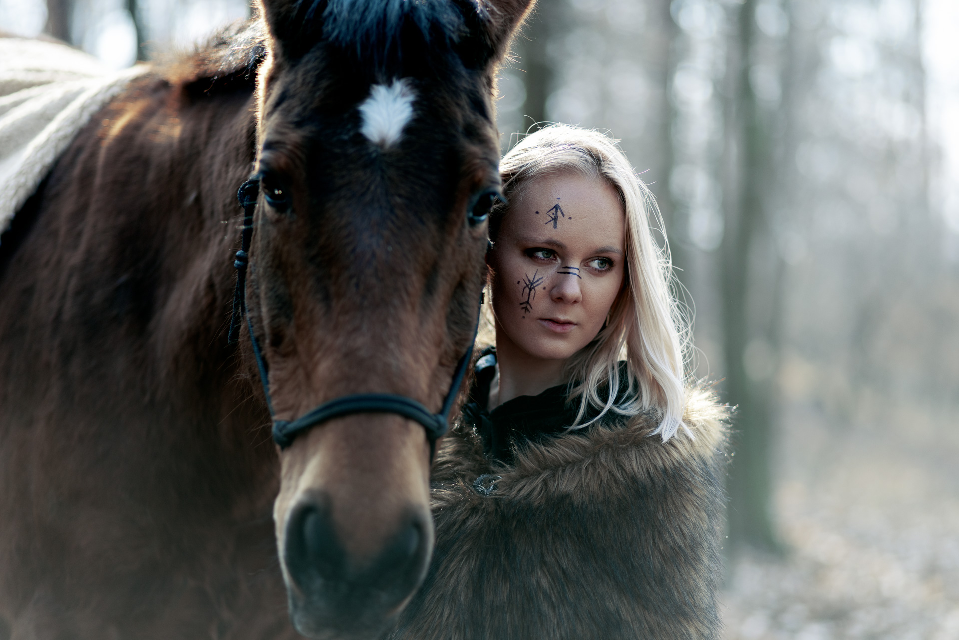 Fantasy focení s koněm