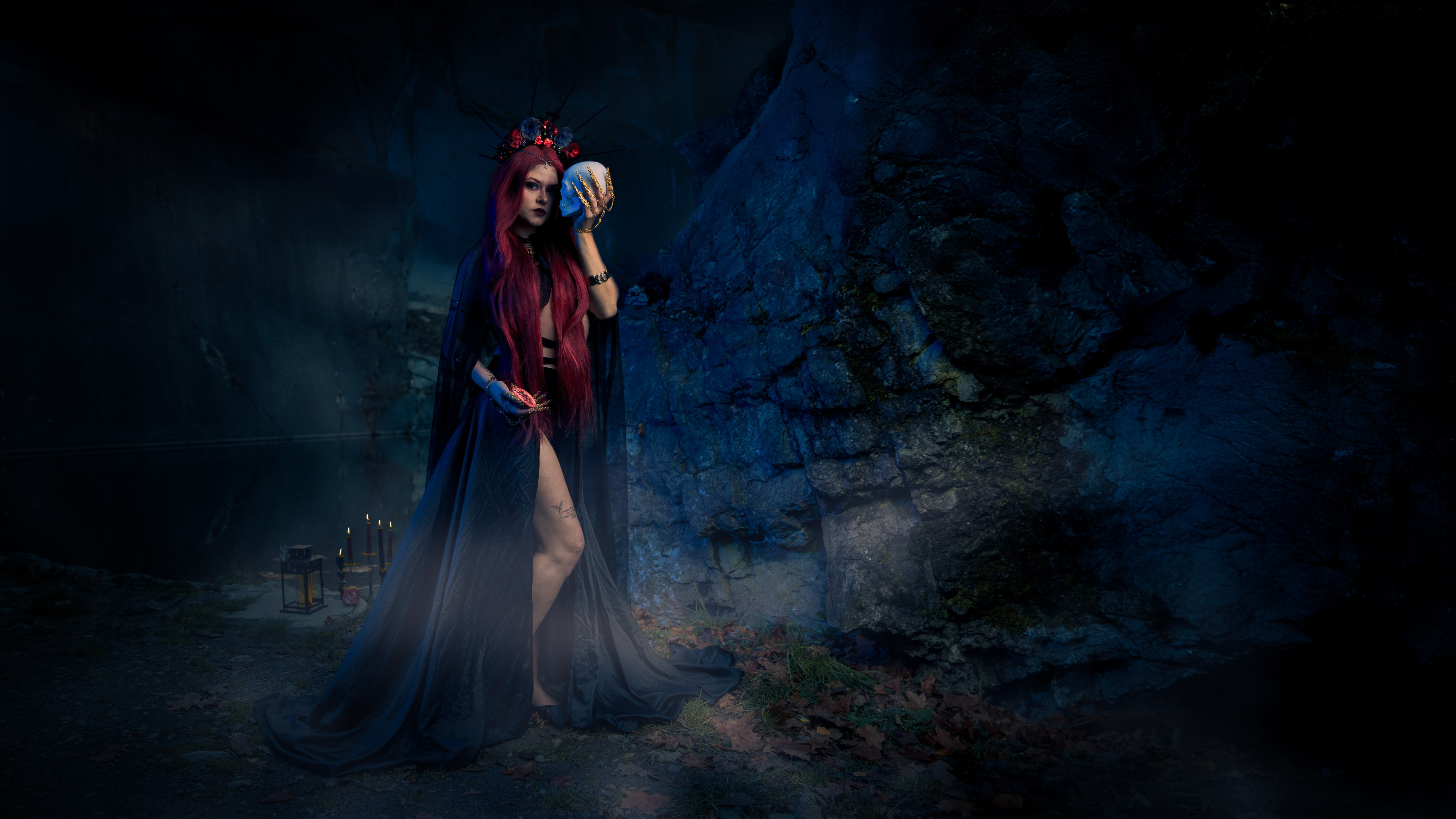 Fantasy portrét s koněm